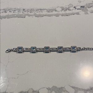 Brighton Silver Bracelet with Clear Accents